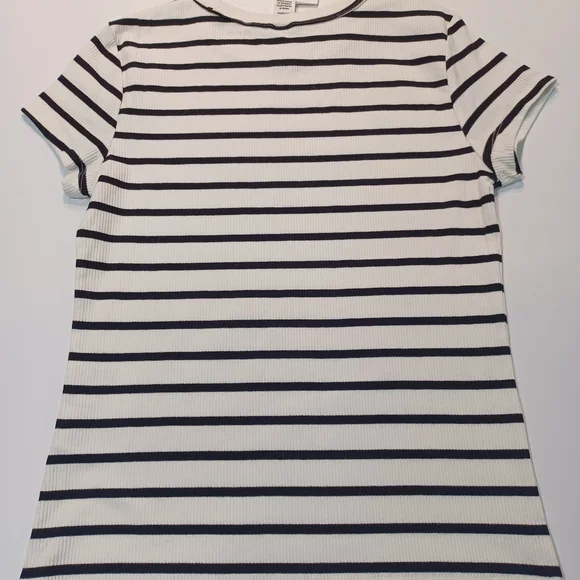 H&M Striped Short Sleeve Tee - Picture 2 of 4